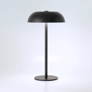 Cordless 11" Mushroom Table Lamp with Dimmable 3 Color, 5200mAh, Black Adjustable Height, Portable, Easy to Assemble, Metal Structure, Rechargeable, Suitable for Bedroom, Café, and Bar Counter Cordless 11" Mushroom Table Lamp with Dimmable 3 Color, 5200mAh, Black Adjustable Height, Portable, Easy to Assemble, Metal Structure, Rechargeable, Suitable for Bedroom, Café, and Bar Counter