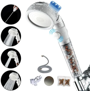 Filtered Shower Head with Handheld - High Pressure Mineral ShowerHead with Filters for Hard Water - Reduces Dry Itchy Skin, Easy Instal, 4 Modes, Water Saving, Durable, Detachable anti blocking Filtered Shower Head with Handheld - High Pressure Mineral ShowerHead with Filters for Hard Water - Reduces Dry Itchy Skin, Easy Instal, 4 Modes, Water Saving, Durable, Detachable anti blocking