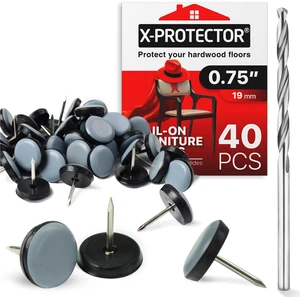 Chair Glides 0.75" Furniture Glides 40 PCS Grey Nail-on Chair Sliders Premium Chair Leg Floor Protectors Slide Effortlessly with Leg Pads That Protect Your Floor! Chair Glides 0.75" Furniture Glides 40 PCS Grey Nail-on Chair Sliders Premium Chair Leg Floor Protectors Slide Effortlessly with Leg Pads That Protect Your Floor!