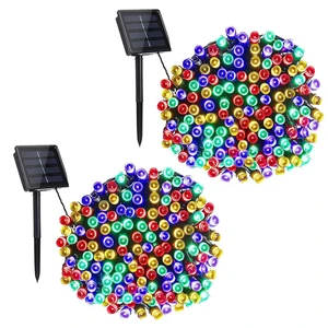 Solar Christmas Lights Outdoor, 2 Packs Solar String Lights Solar Christmas Lights Outdoor, 2 Packs Solar String Lights