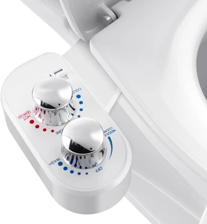 Upgraded Hot Cold Bidet Attachment for Toilet - White Non-Electric Warm Water Bidet Toilet Attachment, Adjustable Water Pressure, Self-Clean Retractable Nozzle, Front & Rear Wash Upgraded Hot Cold Bidet Attachment for Toilet - White Non-Electric Warm Water Bidet Toilet Attachment, Adjustable Water Pressure, Self-Clean Retractable Nozzle, Front & Rear Wash