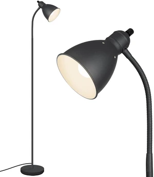 Floor Lamp, Industrial Floor Lamps for Living Rooms & Bedrooms - Rustic Farmhouse Reading Lamp Standing, Adjustable Metal Heads Indoor Task Lighting for Living Room Office Home Décor (All Duck Black) Floor Lamp, Industrial Floor Lamps for Living Rooms & Bedrooms - Rustic Farmhouse Reading Lamp Standing, Adjustable Metal Heads Indoor Task Lighting for Living Room Office Home Décor (All Duck Black)