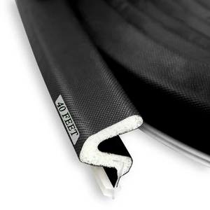 Kerf Weather Stripping for Door Seal Strip, 40 Ft, Black Q Foam Door Weatherstrip Seal, Front Door Seal Strip for Door Frame with Slot Card, Slot Installation, Easy Cut to Size Kerf Weather Stripping for Door Seal Strip, 40 Ft, Black Q Foam Door Weatherstrip Seal, Front Door Seal Strip for Door Frame with Slot Card, Slot Installation, Easy Cut to Size