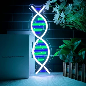 DNA Double Helix Neon Signs for Wall Decor, Dimmable LED DNA Neon Light Art Wall Sign, USB Powered for Man Cave Gaming Room Bedroom Biology Science Gift Decor for Nurse Doctor Physician(4.7 * 16.1in) DNA Double Helix Neon Signs for Wall Decor, Dimmable LED DNA Neon Light Art Wall Sign, USB Powered for Man Cave Gaming Room Bedroom Biology Science Gift Decor for Nurse Doctor Physician(4.7 * 16.1in)