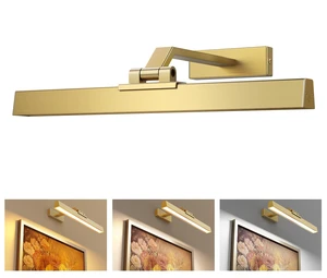 Picture Lights for Wall, Brushed Gold Battery Operated Picture Light 16in Art Light CCT Dimmable Recharging Battery Wall Light with Remote Control for Living Room Gallery Picture Lights for Wall, Brushed Gold Battery Operated Picture Light 16in Art Light CCT Dimmable Recharging Battery Wall Light with Remote Control for Living Room Gallery