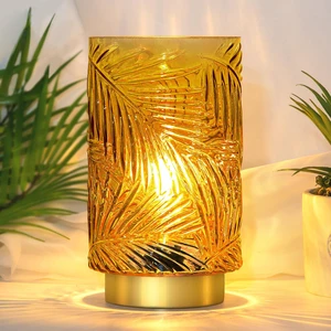 Battery Operated Lamp with Timer, Cordless Table Lamp Decorative Battery Powered Night Light, Wireless LED Accent Glass, for Living Room Bathroom Decor Indoor Counter, Large Yellow Battery Operated Lamp with Timer, Cordless Table Lamp Decorative Battery Powered Night Light, Wireless LED Accent Glass, for Living Room Bathroom Decor Indoor Counter, Large Yellow