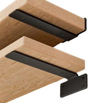 Shelf Brackets Floating Shlef Brackets 10-Inch 6-Packs, 1/5-Inch Thick Heavy Duty Shelving Brackets for Wood Shelves, 10" Hidden Black Metal L Bracket Shelf Bracket Supports with 160 Lbs Load Capacity Shelf Brackets Floating Shlef Brackets 10-Inch 6-Packs, 1/5-Inch Thick Heavy Duty Shelving Brackets for Wood Shelves, 10" Hidden Black Metal L Bracket Shelf Bracket Supports with 160 Lbs Load Capacity