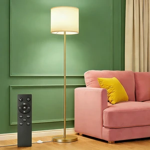 Dimmable Floor Lamps for LivingRoom with 12W LED Bulb,Foot Switch Remote Custom Color Temperature Floor Light, Linen Shade Standing Lamps, Modern Tall Lamp for Office Bedroom Kid Room-Gold Dimmable Floor Lamps for LivingRoom with 12W LED Bulb,Foot Switch Remote Custom Color Temperature Floor Light, Linen Shade Standing Lamps, Modern Tall Lamp for Office Bedroom Kid Room-Gold