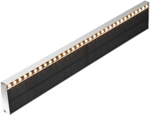 Solar Step Lights Outside, 33 Focused LEDs, Stair Light, 1PK Downward Lighting, High Brightness, Modular, Waterproof Aluminum, Risers, Deck, Curbsides, Planter Edges, Warm White, 3000K Solar Step Lights Outside, 33 Focused LEDs, Stair Light, 1PK Downward Lighting, High Brightness, Modular, Waterproof Aluminum, Risers, Deck, Curbsides, Planter Edges, Warm White, 3000K