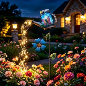 Solar Watering Can Light, Butterfly Outdoor Decor Lights IP65 Waterproof, Hanging Butterfly Garden Light, Outside Garden Flower Bed Decor, Women Gift, Birthday Gifts Solar Watering Can Light, Butterfly Outdoor Decor Lights IP65 Waterproof, Hanging Butterfly Garden Light, Outside Garden Flower Bed Decor, Women Gift, Birthday Gifts