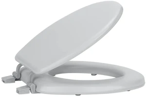 Soft Standard Vinyl Toilet Seat, Silver, 17 in Toilet-Seat Construction: Contoured Seat Profile and Durable Finish Create a Polished Fixture Update Soft Standard Vinyl Toilet Seat, Silver, 17 in Toilet-Seat Construction: Contoured Seat Profile and Durable Finish Create a Polished Fixture Update