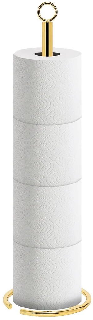 Bath Toilet Paper Holder Stand, Freestanding Tissue Paper Storage with Reserve, Space Toilet 4 Rolls Holder for Bathroom/Kitchen Countertop-All Metal (1 Pack, Chrome Gold) Bath Toilet Paper Holder Stand, Freestanding Tissue Paper Storage with Reserve, Space Toilet 4 Rolls Holder for Bathroom/Kitchen Countertop-All Metal (1 Pack, Chrome Gold)