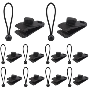 10 Sets of Bungee Balls and Tarp Clips Black 6 Inches Ball Bungee Cord Heavy Duty Lock Grip Clamps Shark Fasteners Holder for Camping Tents Cargo Pool Awning Car Cover Holding Wire Hoses 10 Sets of Bungee Balls and Tarp Clips Black 6 Inches Ball Bungee Cord Heavy Duty Lock Grip Clamps Shark Fasteners Holder for Camping Tents Cargo Pool Awning Car Cover Holding Wire Hoses