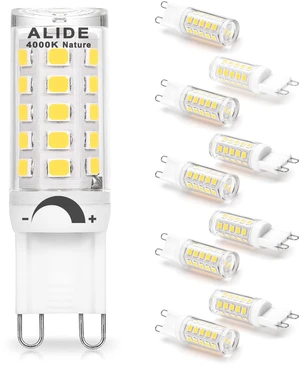 G9 Led Bulbs Dimmable 3W Replace 20W 25W 30W Halogen,4000K Natural White AC120V T4 Clear G9 Bi-pin Led Bulbs for Chandelier Pendant Wall Home Lighting,300LM,360Deg,10Pack G9 Led Bulbs Dimmable 3W Replace 20W 25W 30W Halogen,4000K Natural White AC120V T4 Clear G9 Bi-pin Led Bulbs for Chandelier Pendant Wall Home Lighting,300LM,360Deg,10Pack