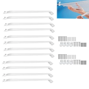 12PCS 12 inch Wire Shelf Brackets, Heavy Duty Wire Rack Bracket Epoxy Steel Brackets for Wire Shelves, Rustproof Steel, Anti-Sag Triangular Support, Easy Install for Closet Garage Laundry 12PCS 12 inch Wire Shelf Brackets, Heavy Duty Wire Rack Bracket Epoxy Steel Brackets for Wire Shelves, Rustproof Steel, Anti-Sag Triangular Support, Easy Install for Closet Garage Laundry