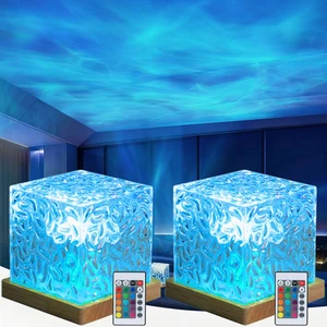 2Pack Aurora Ocean Wave Lights Projector, Cordless Rechargeable 16 Colors 4 Modes Northern Lights Dimmable Ambient Mood Lighting,Color Changing Night Light for Bedroom Shower (Large) 2Pack Aurora Ocean Wave Lights Projector, Cordless Rechargeable 16 Colors 4 Modes Northern Lights Dimmable Ambient Mood Lighting,Color Changing Night Light for Bedroom Shower (Large)