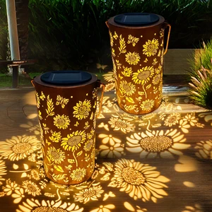 2Pack Sunflower Solar Lanterns Outdoor Waterproof, Birthday Gifts for Women Mom Grandma, Hanging Solar Lights for Yard, Patio, Porch, Garden Decor 2Pack Sunflower Solar Lanterns Outdoor Waterproof, Birthday Gifts for Women Mom Grandma, Hanging Solar Lights for Yard, Patio, Porch, Garden Decor