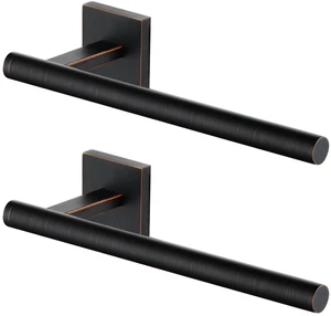 Bathroom Towel Bar Hand Towel Holders Wall Mount Toilet Kitchen Cabinet Paper Holder Stainless Steel Bath Accessories Oil Rubbed Bronze 2 Pack, B3008ORB-P2 Bathroom Towel Bar Hand Towel Holders Wall Mount Toilet Kitchen Cabinet Paper Holder Stainless Steel Bath Accessories Oil Rubbed Bronze 2 Pack, B3008ORB-P2