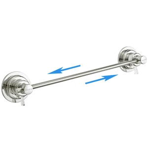 Suction Cup Extendable 17-29" Stainless Steel Towel Bar (Brushed Nickel) Suction Cup Extendable 17-29" Stainless Steel Towel Bar (Brushed Nickel)