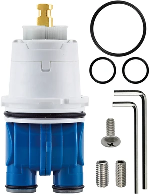 Shower Cartridge Replacement for Delta RP19804 (04/2006 Earlier) 1-Pack, Fits Delta Monitor 1300 1400 Series Single Handle, Fix Leak or Drip, Temperature or Pressure Issues, Scald Guard Shower Cartridge Replacement for Delta RP19804 (04/2006 Earlier) 1-Pack, Fits Delta Monitor 1300 1400 Series Single Handle, Fix Leak or Drip, Temperature or Pressure Issues, Scald Guard