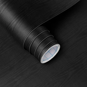 Peel and Stick Wallpaper Black Wallpaper Black Wood Contact Paper Self Adhesive Removable Wood Wall Paper Waterproof Vinyl for Countertop Cabinet Desk Furniture Decorative 15.7" x 393.7" Peel and Stick Wallpaper Black Wallpaper Black Wood Contact Paper Self Adhesive Removable Wood Wall Paper Waterproof Vinyl for Countertop Cabinet Desk Furniture Decorative 15.7" x 393.7"
