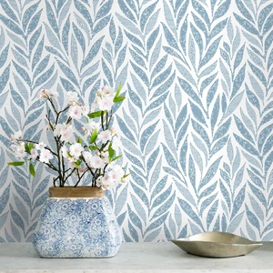 393"x17.3" Blue Peel and Stick Wallpaper Boho Contact Paper Modern Stick on Wallpaper for Bathroom Adhesive Kitchen Wall Paper Vinyl Rolls 393"x17.3" Blue Peel and Stick Wallpaper Boho Contact Paper Modern Stick on Wallpaper for Bathroom Adhesive Kitchen Wall Paper Vinyl Rolls