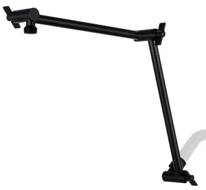 20 Inch Solid Brass Shower Head Extension Arm (Matte Black) Rise or Lower Shower Head, All Metal, Height & Angle Adjustable Extender, Firmly Secure Shower Head, Easy to Install 20 Inch Solid Brass Shower Head Extension Arm (Matte Black) Rise or Lower Shower Head, All Metal, Height & Angle Adjustable Extender, Firmly Secure Shower Head, Easy to Install