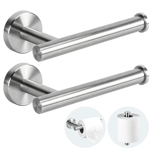 2 Piece Toilet Paper Holder Wall Mount - Brushed Nickel Stainless Steel Bathroom Toilet Paper Holder, Toilet Paper Roll Holder for Bathroom, Kitchen, Washroom 2 Piece Toilet Paper Holder Wall Mount - Brushed Nickel Stainless Steel Bathroom Toilet Paper Holder, Toilet Paper Roll Holder for Bathroom, Kitchen, Washroom