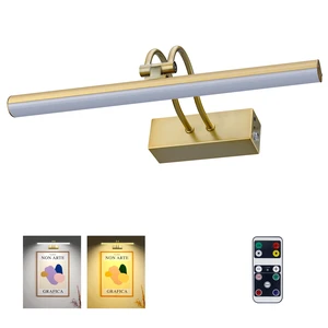 Cordless Picture Light,5000mAh Wall Sconce,20" Art Light,Brass Rechargeable Picture Lights,Remote Timer and Dimmer Gallery Light for Painting,Room Decor Cordless Picture Light,5000mAh Wall Sconce,20" Art Light,Brass Rechargeable Picture Lights,Remote Timer and Dimmer Gallery Light for Painting,Room Decor