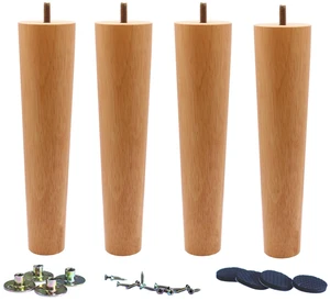 Solid Wood Replacement Furniture Sofa Couch Leg 10 inch Heavy Duty Set of 4 Straight Wooden legs for Couch Sofa Chair Ottoman Loveseat Coffee Table Cabinet Furniture Replacement Solid Wood Replacement Furniture Sofa Couch Leg 10 inch Heavy Duty Set of 4 Straight Wooden legs for Couch Sofa Chair Ottoman Loveseat Coffee Table Cabinet Furniture Replacement