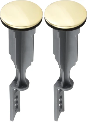 Bathroom Sink Pop-up Stopper Replacement for Lavatory Pop-up Drain Assembly, Polished Brass, 11044 (Pack of 2) Bathroom Sink Pop-up Stopper Replacement for Lavatory Pop-up Drain Assembly, Polished Brass, 11044 (Pack of 2)