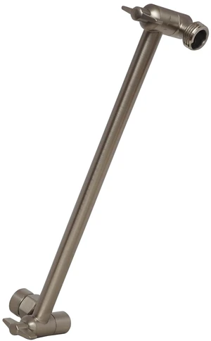 11" Extension Arm, Adjustable Height & Angle, Brushed Nickel Adjustable Height & Angle, Sturdy Lock, Universal Connection, Transform your showers into rain shower experience 11" Extension Arm, Adjustable Height & Angle, Brushed Nickel Adjustable Height & Angle, Sturdy Lock, Universal Connection, Transform your showers into rain shower experience