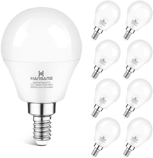 8 Pack E12 LED Small Base Light Bulb 4000K Natural White 60W Equivalent 6W Ceiling Fan Light Bulbs, A15 LED Candelabra Light Bulbs CRI85+, 120V 600LM Round Bulb for Chandelier, Non-Dimmable 8 Pack E12 LED Small Base Light Bulb 4000K Natural White 60W Equivalent 6W Ceiling Fan Light Bulbs, A15 LED Candelabra Light Bulbs CRI85+, 120V 600LM Round Bulb for Chandelier, Non-Dimmable