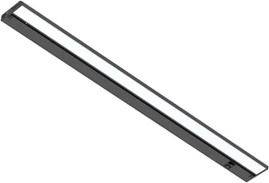 Halo 30-Inch Hardwired LED Under Cabinet Light, 3-CCT, Black Power cord sold separately for plug-in installation. 2700K/4000K/5000K, dimmable. Model: UC0130BK27 Halo 30-Inch Hardwired LED Under Cabinet Light, 3-CCT, Black Power cord sold separately for plug-in installation. 2700K/4000K/5000K, dimmable. Model: UC0130BK27