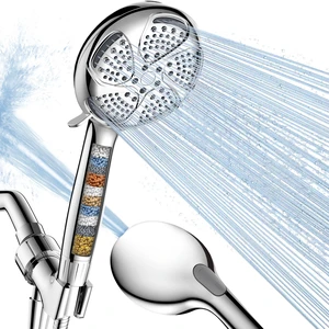 Filtered Shower Head with Handheld, High Pressure 7-Spray Showerhead Shower Filter Head for Hard Water, Remove Chlorine, Reduce Dry Itchy Skin, Anti-clog Nozzles, Power Wash to Clean Tub&Pet Filtered Shower Head with Handheld, High Pressure 7-Spray Showerhead Shower Filter Head for Hard Water, Remove Chlorine, Reduce Dry Itchy Skin, Anti-clog Nozzles, Power Wash to Clean Tub&Pet