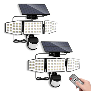 Solar Lights Outdoor Motion Sensor, 400LM LED Security Lights w/Remote, Dusk to Dawn/Auto/On Time Modes, CCT Adjustable 3000K-6500K, Dimmable IP54 Flood Wall Light for Garden Yard(2 Pack) Solar Lights Outdoor Motion Sensor, 400LM LED Security Lights w/Remote, Dusk to Dawn/Auto/On Time Modes, CCT Adjustable 3000K-6500K, Dimmable IP54 Flood Wall Light for Garden Yard(2 Pack)