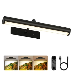 13-Inch Wireless Picture Light, 4000mAh Rechargeable Battery LED Art Light with Remote, Dimmable 3 Color Temps Painting Light for Living Room, Bedroom, Hallway (Black) 13-Inch Wireless Picture Light, 4000mAh Rechargeable Battery LED Art Light with Remote, Dimmable 3 Color Temps Painting Light for Living Room, Bedroom, Hallway (Black)