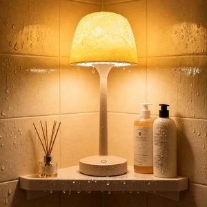 Waterproof Shower Lamp, Bathroom Lamp with 16 Color Ocean Wave Projector Spa-Like Rechargeable Shower Light with Remote & Touch Control Dimmable, Cordless Mood Night Light for Inside Showe, Bathtub Waterproof Shower Lamp, Bathroom Lamp with 16 Color Ocean Wave Projector Spa-Like Rechargeable Shower Light with Remote & Touch Control Dimmable, Cordless Mood Night Light for Inside Showe, Bathtub