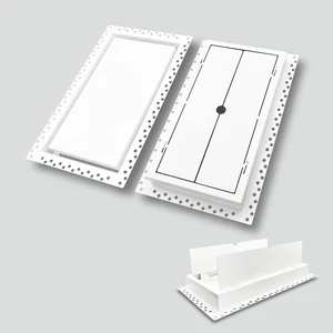 Flush Wall Vent Cover 8x14 Inch for Drywall Vent, Metal Wall-Mounted Adjustable Air Flow Register Grille, Easy Install, Paintable, (White, 1 Pc, with Manual Damper) Flush Wall Vent Cover 8x14 Inch for Drywall Vent, Metal Wall-Mounted Adjustable Air Flow Register Grille, Easy Install, Paintable, (White, 1 Pc, with Manual Damper)