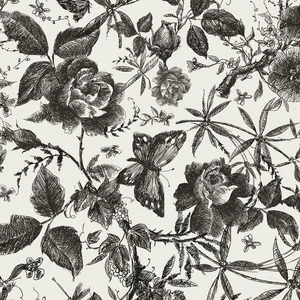 Black Rose Floral Vintage Peel and Stick Wallpaper,15.8" x 394" Self Adhesive Removable Rose Floral Butterfly Contact Paper, Vintage Vinyl Wall Paper for Bedroom, Bathroom, Decor,43 sq Black Rose Floral Vintage Peel and Stick Wallpaper,15.8" x 394" Self Adhesive Removable Rose Floral Butterfly Contact Paper, Vintage Vinyl Wall Paper for Bedroom, Bathroom, Decor,43 sq
