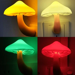 4 Pack Plug in Night Light, Mushroom Light LED Nightlights for Kids, Adults, Bedroom, Bathroom,Hallway, Stairs, Kitchen Muti-Color 4 Pack Plug in Night Light, Mushroom Light LED Nightlights for Kids, Adults, Bedroom, Bathroom,Hallway, Stairs, Kitchen Muti-Color
