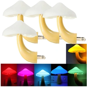 4 Pack Mushroom Night Light,Plug in Sensor Light Color Changing Wall Lamp,LED Nightlights for Kids Room, Adults Bedroom,Bathroom,Hallway,Toilet,Stairs, Kitchen 4 Pack Mushroom Night Light,Plug in Sensor Light Color Changing Wall Lamp,LED Nightlights for Kids Room, Adults Bedroom,Bathroom,Hallway,Toilet,Stairs, Kitchen