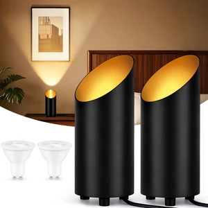 Uplighting Indoor, 7W Floor Can Lights with 2700K LED GU10 Bulbs 2 Pack IP44 Waterproof Uplights Spotlight for Dark Corner Sofa House Plant Wall Artwork Indoor, 6.5FT Plug Cord & Foot Switch Uplighting Indoor, 7W Floor Can Lights with 2700K LED GU10 Bulbs 2 Pack IP44 Waterproof Uplights Spotlight for Dark Corner Sofa House Plant Wall Artwork Indoor, 6.5FT Plug Cord & Foot Switch