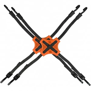 Tack Strap 30 in. Flat Bungee Tie Down Straps, 2-Pack, Orange 4-way flat design with non-slip NBR rubber pad and hooks for motorcycles, ATVs, kayaks, bikes, camping gear and truck storage Tack Strap 30 in. Flat Bungee Tie Down Straps, 2-Pack, Orange 4-way flat design with non-slip NBR rubber pad and hooks for motorcycles, ATVs, kayaks, bikes, camping gear and truck storage