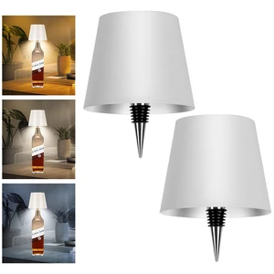 2 Pack Wine Bottle Lamps, 2025 New 3 Color Rechargeable Wireless Bottle Lamps, Bottle Lamp Kit for Liquor Bottles with Touch Dimming for Parties, Restaurants & Home Decor (White) 2 Pack Wine Bottle Lamps, 2025 New 3 Color Rechargeable Wireless Bottle Lamps, Bottle Lamp Kit for Liquor Bottles with Touch Dimming for Parties, Restaurants & Home Decor (White)