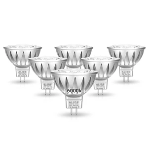 MR16 LED Bulbs Daylight 6000K Bright White 12 Volt Low Voltage 6PCS GU5.3 20 Watt 30 Watt Halogen Equivalent,3W Led Bulb for Outdoor Landscape Yard Track Lighting,300lm,38 Deg,6 Pack MR16 LED Bulbs Daylight 6000K Bright White 12 Volt Low Voltage 6PCS GU5.3 20 Watt 30 Watt Halogen Equivalent,3W Led Bulb for Outdoor Landscape Yard Track Lighting,300lm,38 Deg,6 Pack