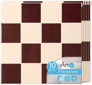 Grid Peel and Stick Backsplash, 10-Pack, Red Brown and Warm White 12 x 12 Inch, Enhanced Thickness, Superior Adhesion, Moisture Resistant, Long-Lasting, Minimalist Look, for Kitchen Decor Grid Peel and Stick Backsplash, 10-Pack, Red Brown and Warm White 12 x 12 Inch, Enhanced Thickness, Superior Adhesion, Moisture Resistant, Long-Lasting, Minimalist Look, for Kitchen Decor
