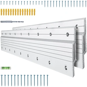 French Cleat Heavy Duty 17 Inch, 2 Pairs Aluminum Picture Hanger Securely Hold 200 Lbs, Interlocking Z Clips Wall Mount Hardware Kit, Mirrors, Picture, Poster, Floating Shelves, Art, Frames French Cleat Heavy Duty 17 Inch, 2 Pairs Aluminum Picture Hanger Securely Hold 200 Lbs, Interlocking Z Clips Wall Mount Hardware Kit, Mirrors, Picture, Poster, Floating Shelves, Art, Frames