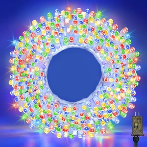 100FT Four Color Fairy Lights, Connectable Christmas String Lights Waterproof 8 Lighting Modes Light with Timer for Tree, Bedroom, Patio, Wedding, Party, Indoor Outdoor Decor 100FT Four Color Fairy Lights, Connectable Christmas String Lights Waterproof 8 Lighting Modes Light with Timer for Tree, Bedroom, Patio, Wedding, Party, Indoor Outdoor Decor