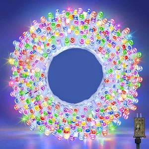 100FT Multicolor Fairy Lights, Connectable Christmas String Lights Waterproof LED Light with Timer for Tree, Bedroom, Patio, Wedding, Party, Indoor Outdoor Decor 100FT Multicolor Fairy Lights, Connectable Christmas String Lights Waterproof LED Light with Timer for Tree, Bedroom, Patio, Wedding, Party, Indoor Outdoor Decor
